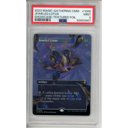 Magic Graded: Jeweled Lotus #1066 Textured Foil PSA 9