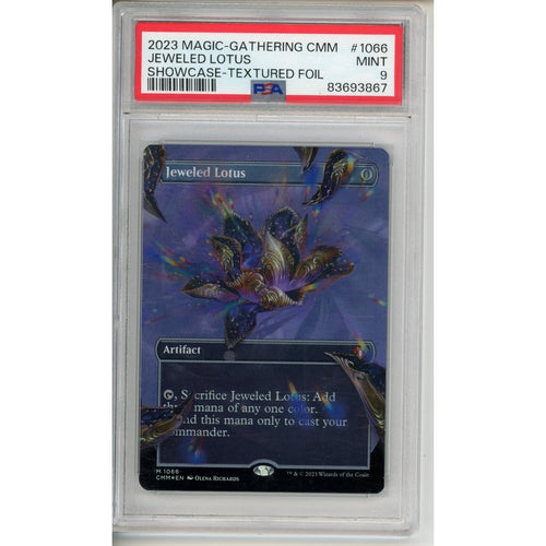 Magic Graded: Jeweled Lotus #1066 Textured Foil PSA 9
