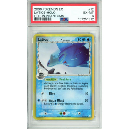 Pokemon Graded: Latios 12/110 Holon Phantoms (2006) Holo PSA 6
