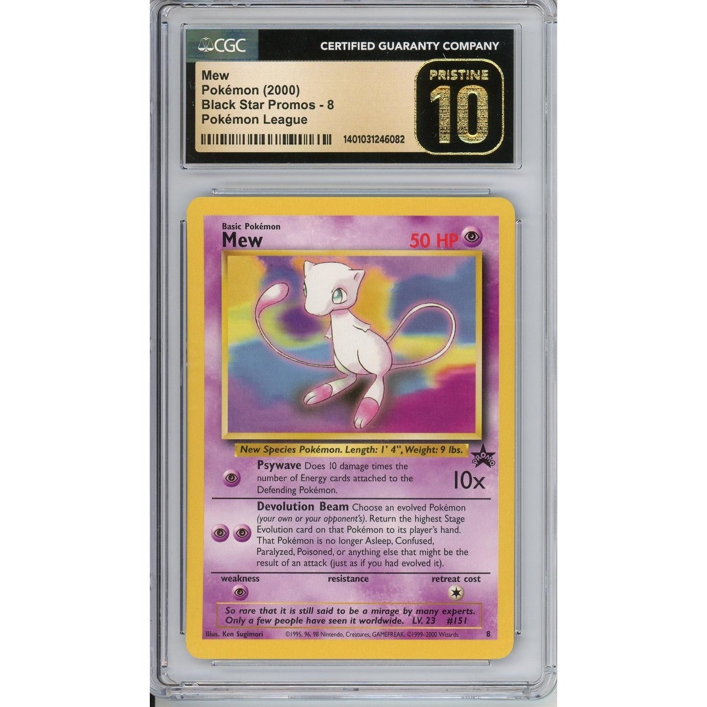 Pokemon Graded: Mew Promo CGC Pristine 10