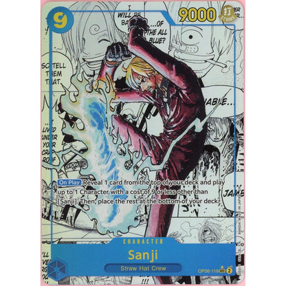 One Piece Single: Sanji - OP06-119 (Manga) - PRB -The Best- Vol. 2 (PRB-02) LP
