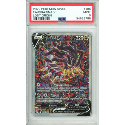 Pokemon Graded: Giratina 186/196 Lost Origin (2022) Full Art PSA 9
