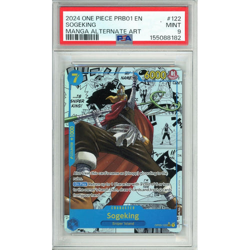 One Piece Graded: Sogeking PRB01 Manga Alternate Art PSA 9