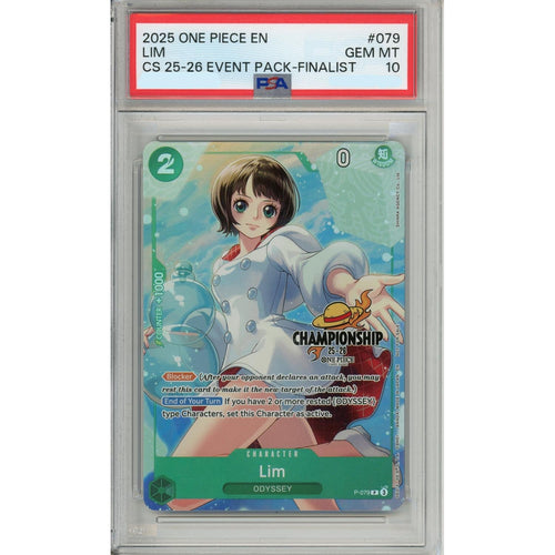 One Piece Graded: Lim P-076 Championship Event Pack Finalist PSA 10