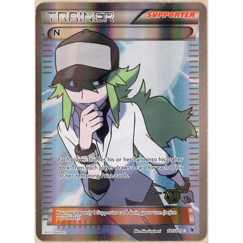 Pokemon Single: N 101/101 Noble Victors (2011) Full Art DMG