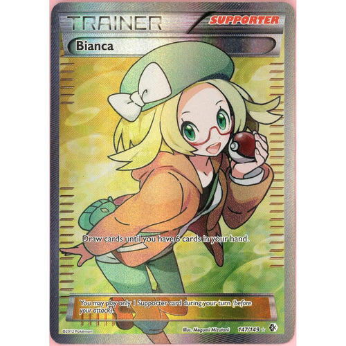 Pokemon Single: Bianca Trainer 147/149 Boundaries Crossed (2012) Full Art HP