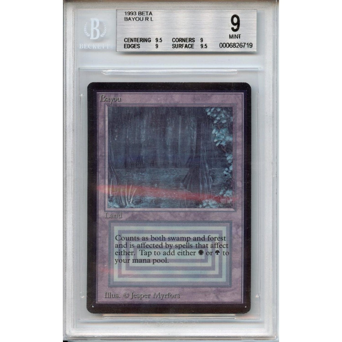 Magic Graded: 1993 Beta Bayou Beckett 9