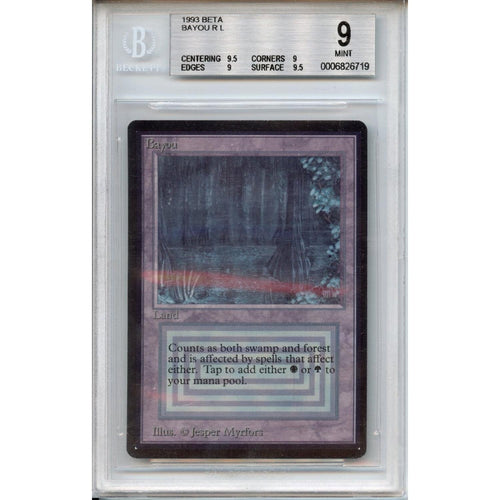 Magic Graded: 1993 Beta Bayou Beckett 9