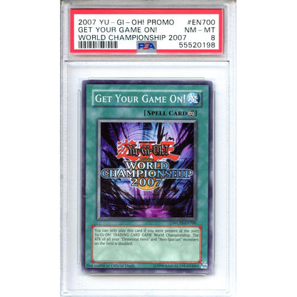 Yu-Gi-Oh! Graded: Get Your Game On! World Championship Promo (2007) PSA 8