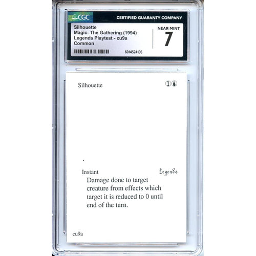 Magic Graded: Magic Graded: Playtest Silhouette CGC 7