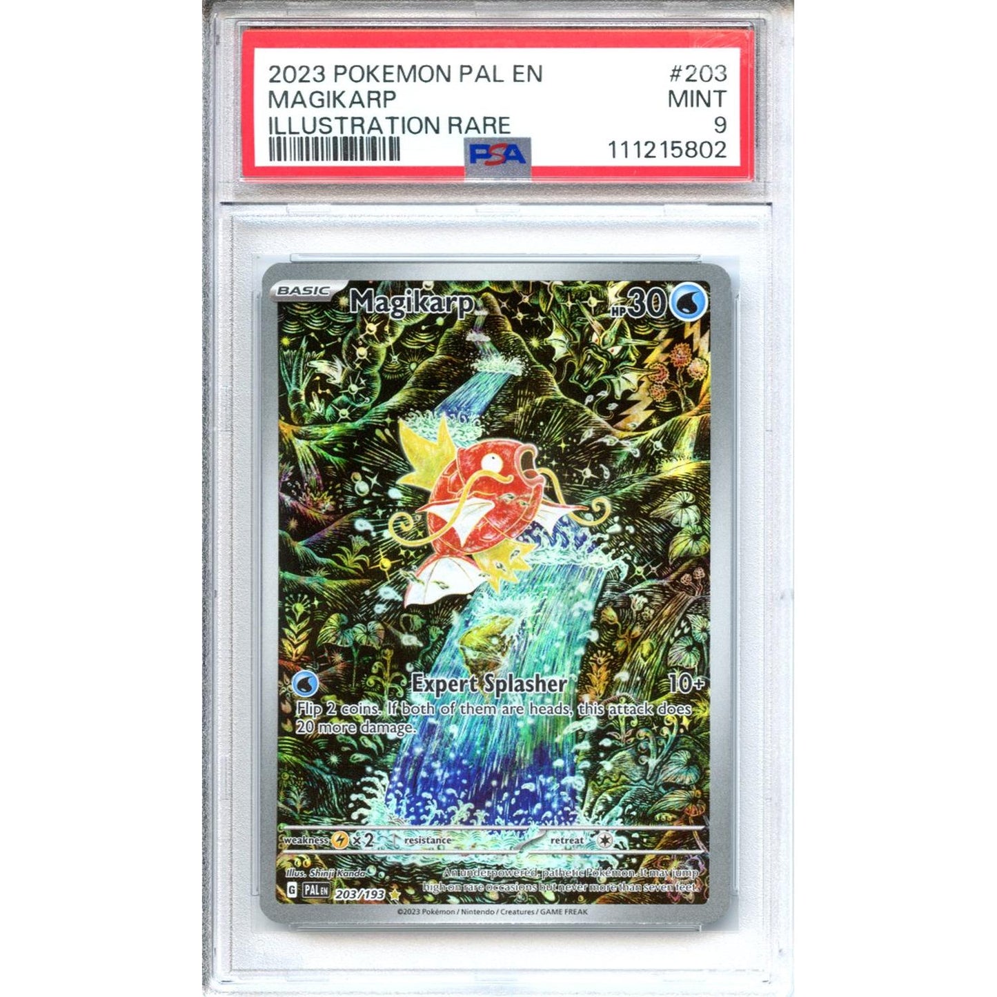 Pokemon Graded: Magikarp PSA 9