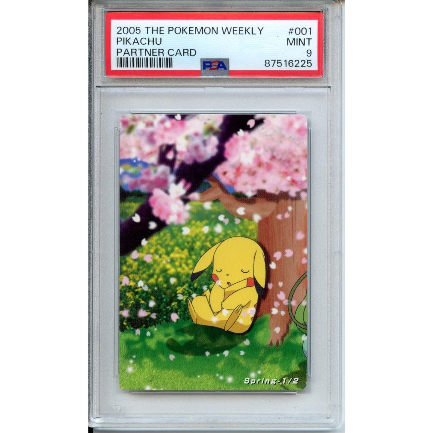 Pokemon Graded: The Pokemon Weekly Pikachu #001 (2005) PSA 9