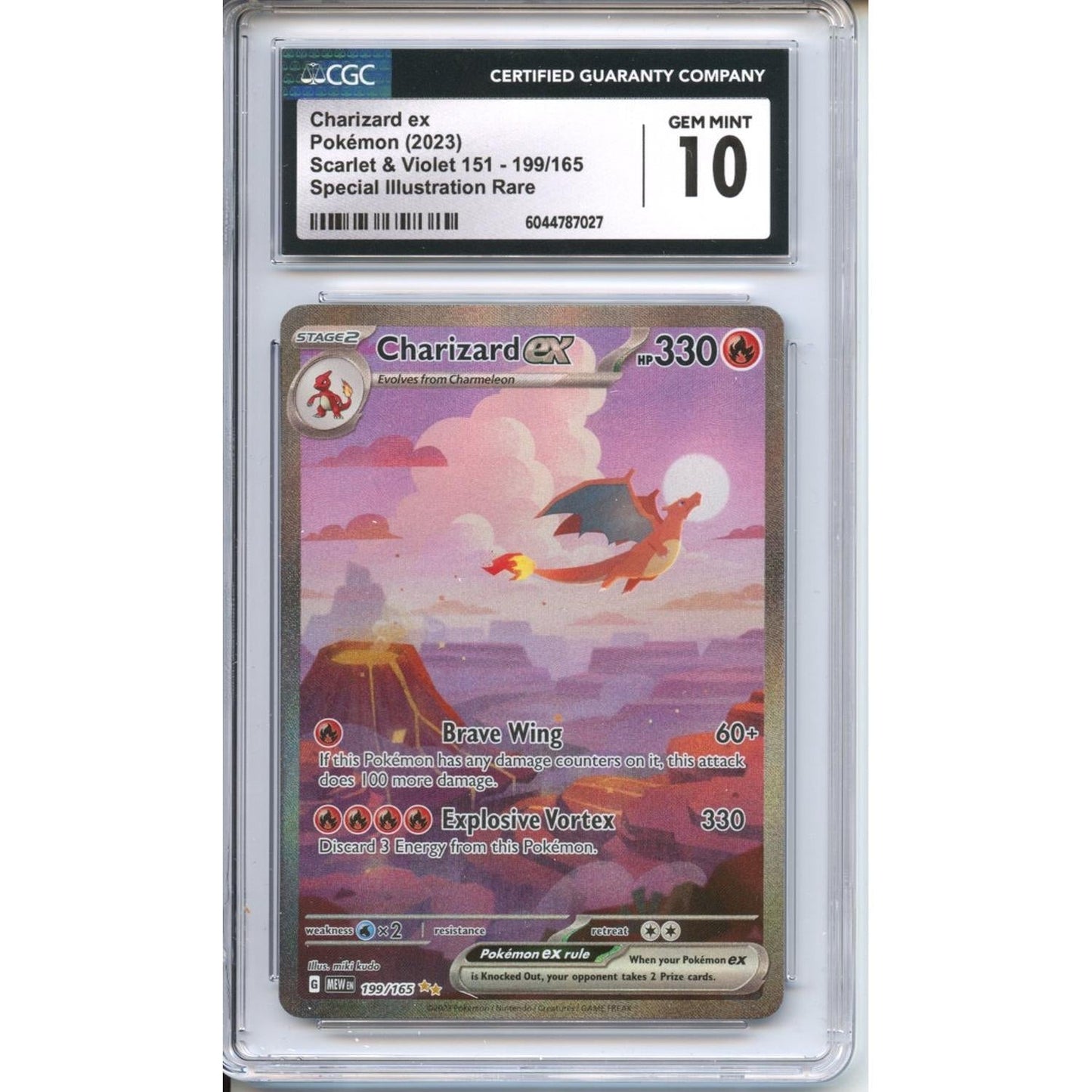 Pokemon Graded: Charizard ex CGC 10