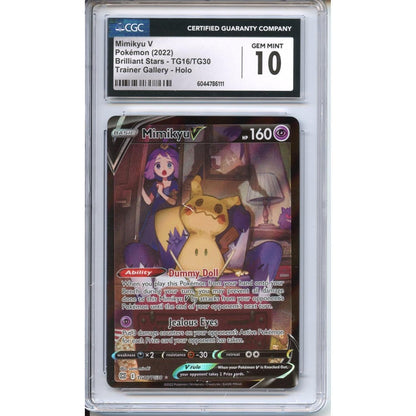 Pokemon Graded: Mimikyu V CGC 10