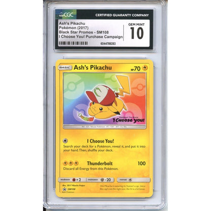 Pokemon Graded: Ash's Pikachu CGC 10