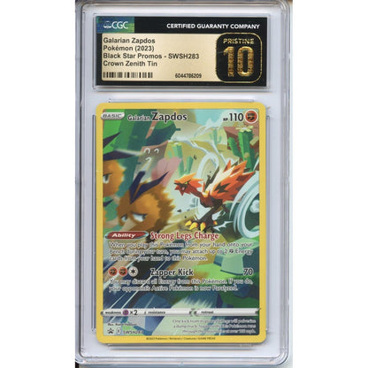 Pokemon Graded: Galarian Zapdos CGC 10