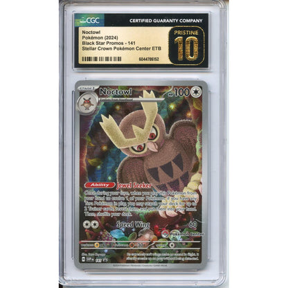 Pokemon Graded: (Pokemon Center) Noctowl CGC 10