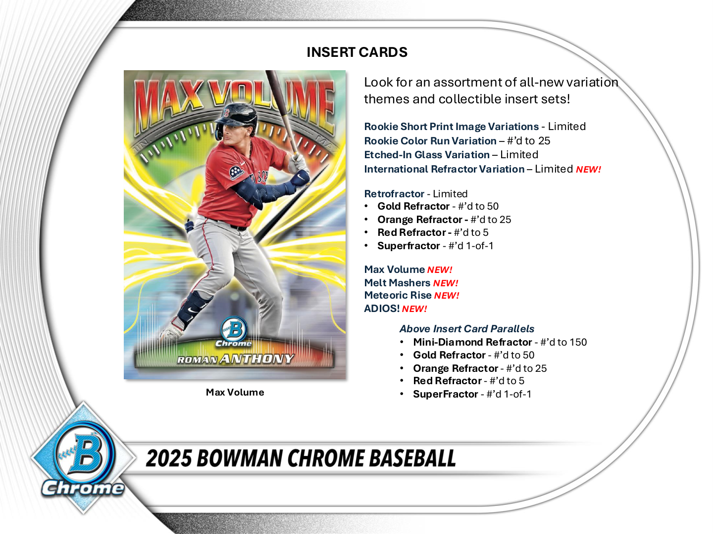 2025 Bowman Chrome Baseball Hobby Box